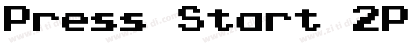 Press Start 2P复古游戏风字体转换